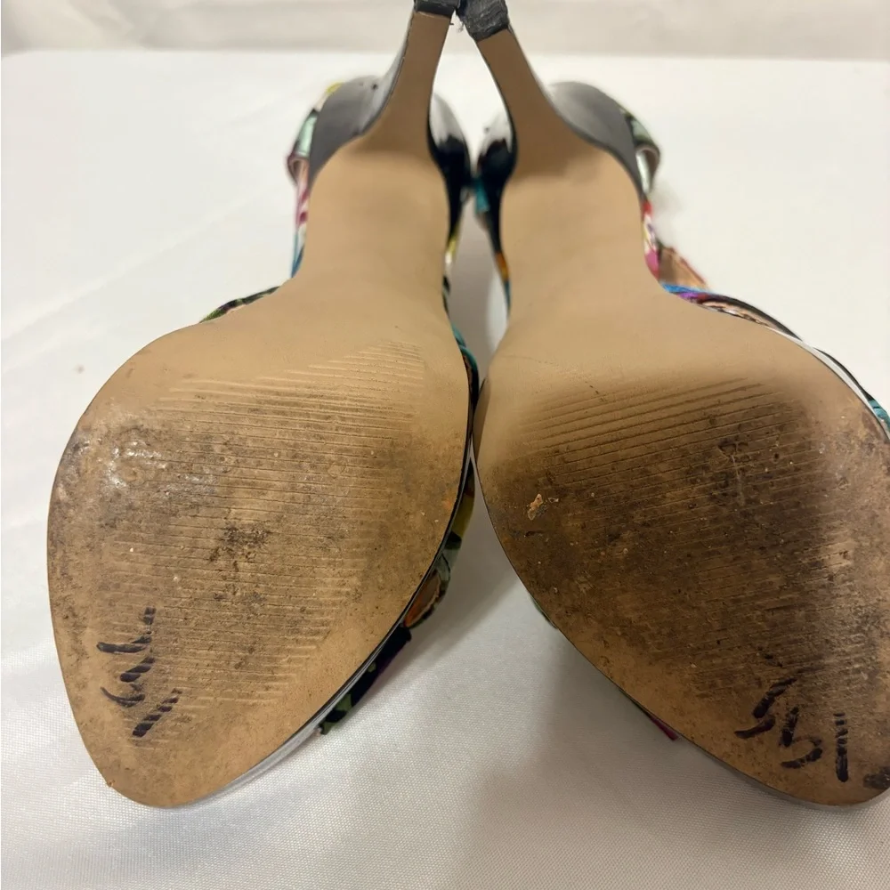 Steve Madden Multicolor Floral Heels - Picture 5 of 6